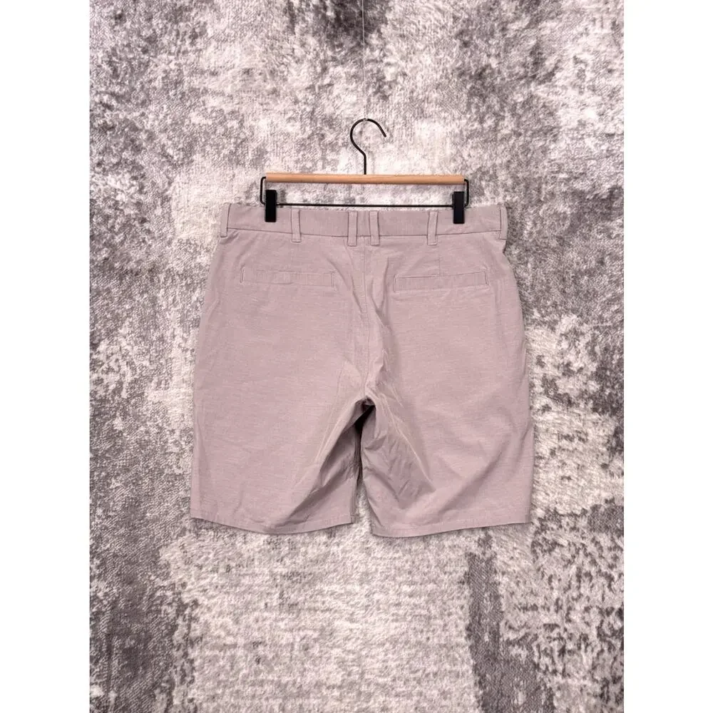 Johnnie O Prep Formance Shorts 33 Mens Gray Performance